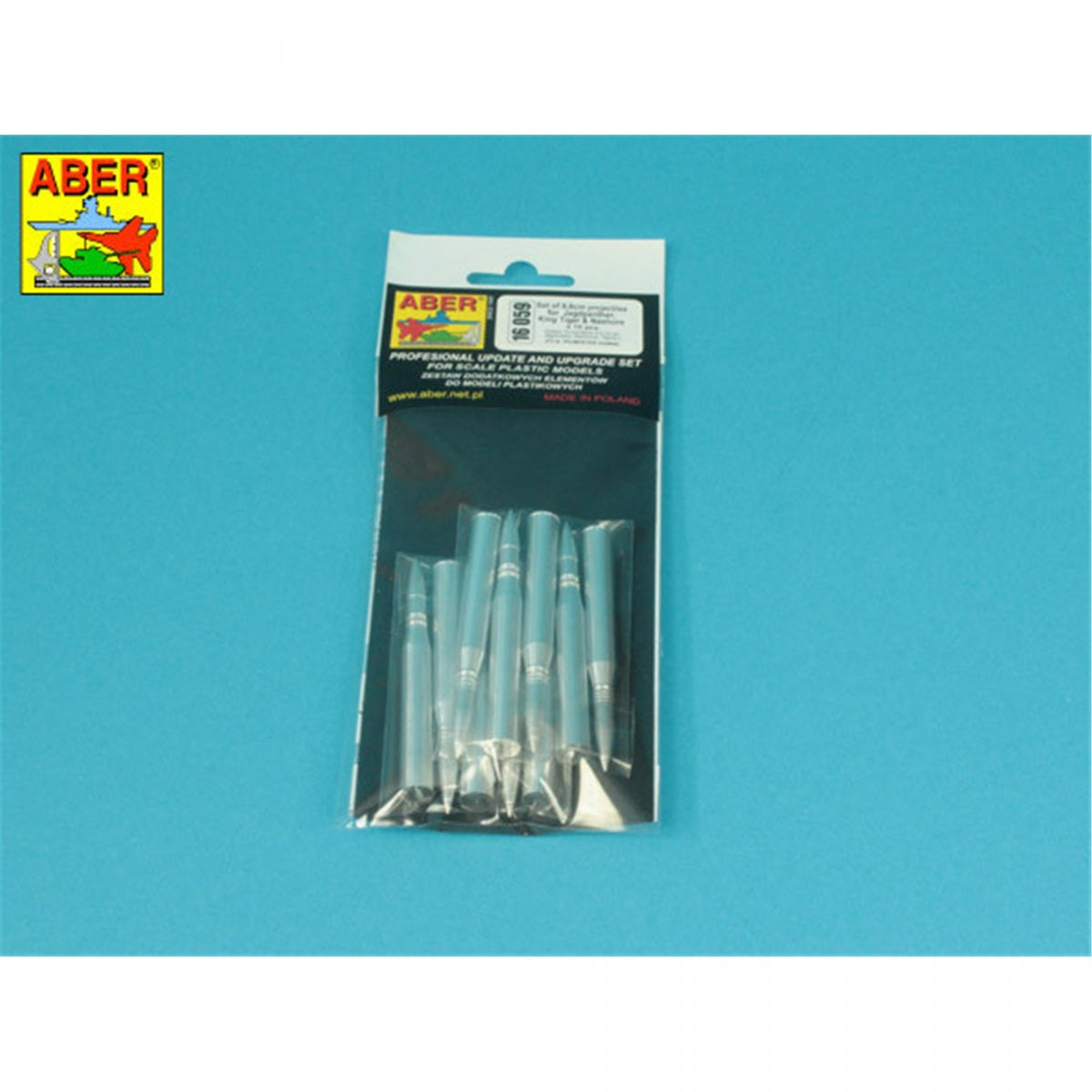 Aber 16059 8,8 cm Shells for Jagdpanther, King Tiger &amp; Nashorn (10 pcs)