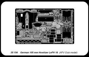 Aber 35154 German LeFH 18 howitzer, 105 mm (AFV) (1/35) – image 4