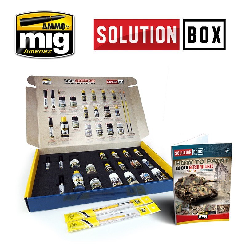 AMMO of Mig Jimenez 7703 WWII GERMAN LATE SOLUTION BOX – Bild 2