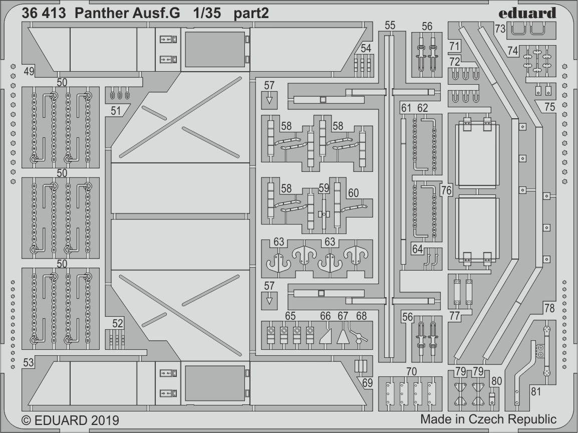 Eduard 36413 Panther Ausf. G 1/35 ACADEMY