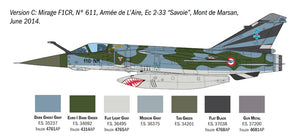 Italeri 2839 Mirage F1 C/CR 1/48 – image 4