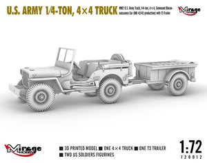 Mirage Hobby 720012 US ARMY 1/4‑TON, 4×4 TRUCK 1/72 – Bild 5