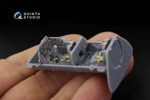 Quinta Studio QD48163 Me 262B-1a/U1 3D-Printed &amp;amp; colored Interior on decal paper (for HobbyBoss kit) 1/48 – image 5