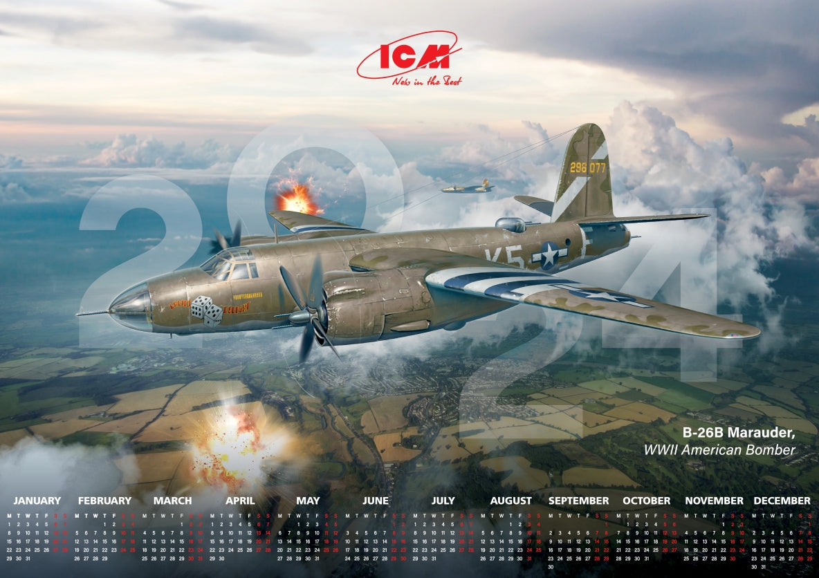 ICM 48320 B-26B Marauder WWII American Bomber 1/48 – obrázek 3