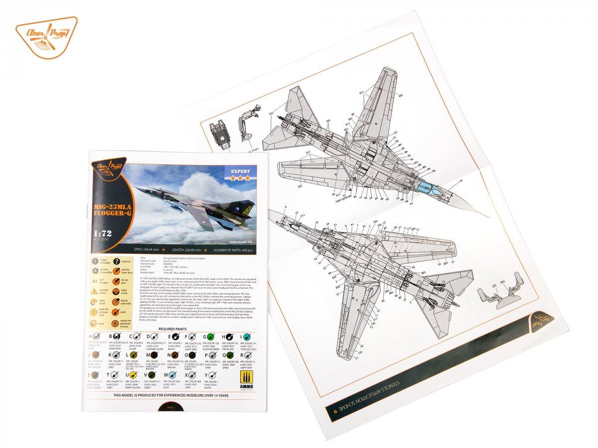 Clear Prop! CP72030 MiG-23MLA Flogger-G EXPERT KIT 1/72 – image 49