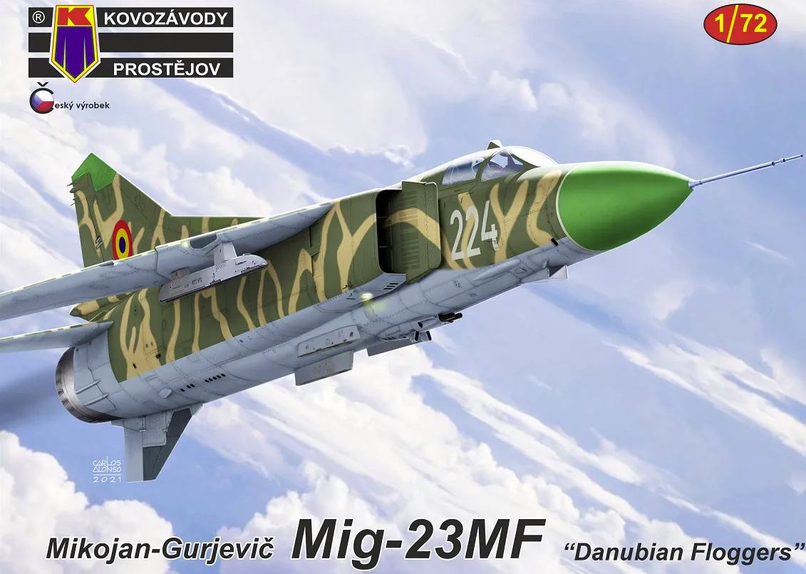 Kovozavody Prostejov KPM0287 MiG-23MF &amp;quot;Danubian Floggers&amp;quot; 1/72