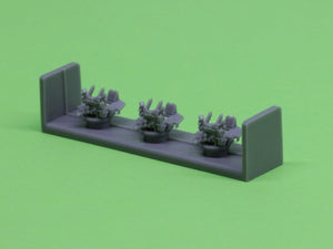 Master SM-350-091 USN 40 mm/56 Bofors twin mount ver.1 / with Mk-51 director - (resin, PE and turned parts) - (6pcs) 1/350 – obrázek 7