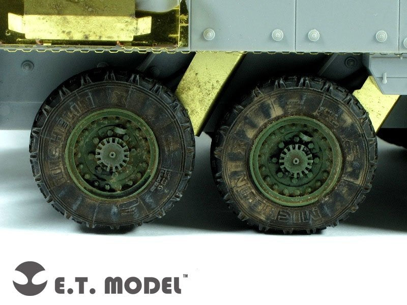 ET Model ER35-011 US ARMY Stryker Armored Vehicle Weighted Road Wheels For AFV Club 1/35 – obrázek 3