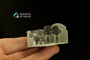 Quinta Studio QD32148 P-47D Thunderbolt Bubbletop Early 3D-Printed &amp;amp; colored Interior on decal paper (Trumpeter) 1/32 – imagen 8