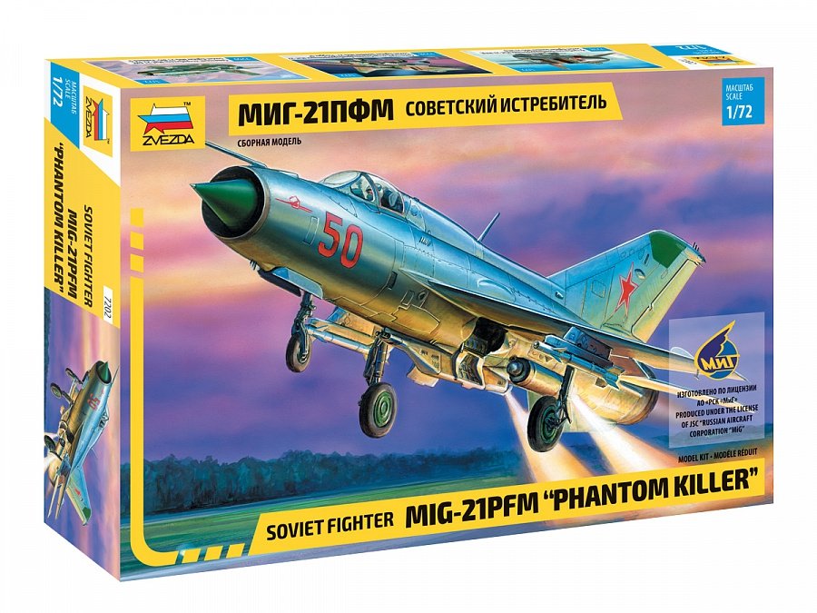 Zvezda 7202 MiG-21PFM Tueur Fantôme 1/72
