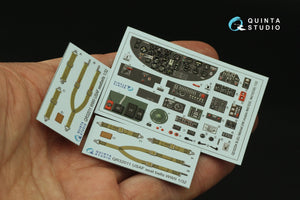 Quinta Studio QD32204 B-25J Mitchell Gun nose 3D-Printed &amp;amp; colored Interior on decal paper (HK models) 1/32 – Bild 5