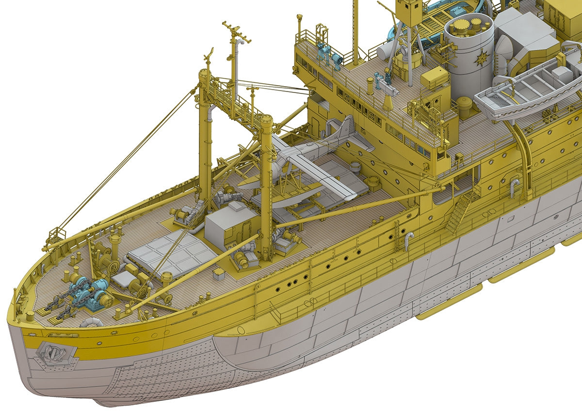 Hasegawa HP001 Antarctic research ship Soya Second Antarctic expedition 1/250 – image 9