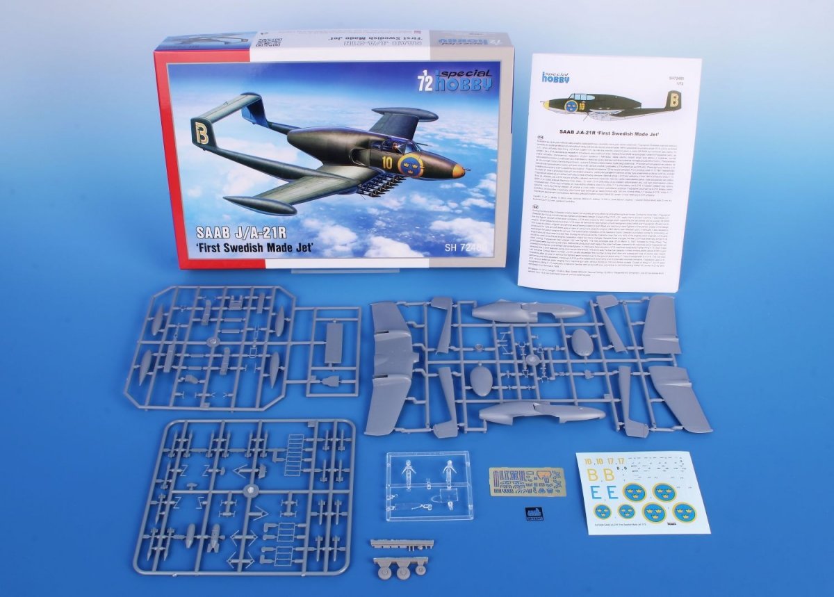 Special Hobby 72480 SAAB J/A-21R &amp;quot;First Swedish Made Jet&amp;quot; 1/72 – Bild 5