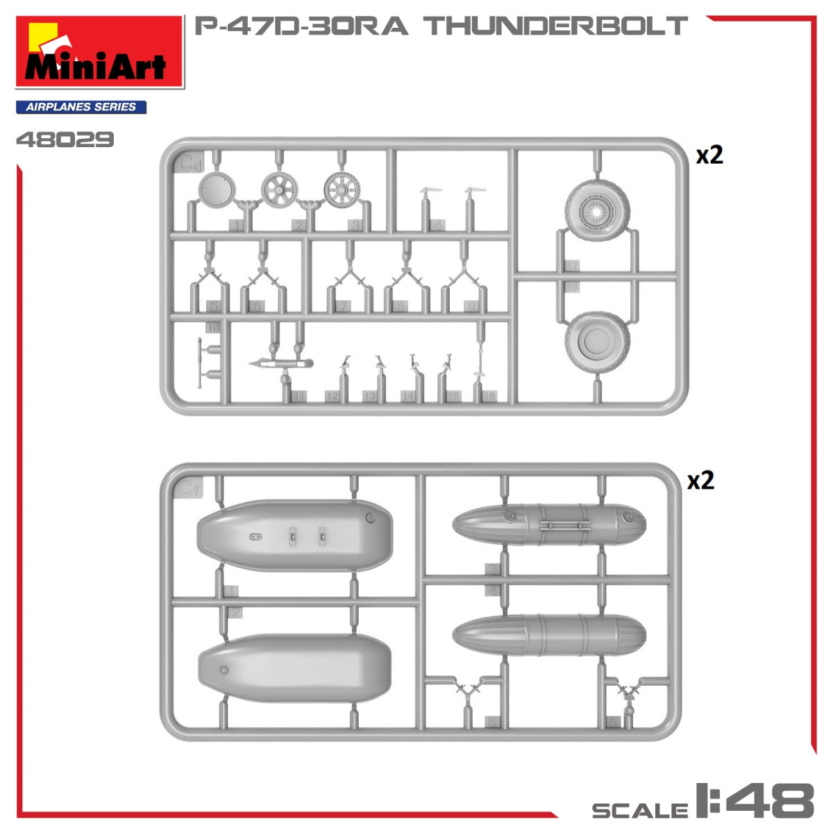 MiniArt 48029 P-47D-30RA THUNDERBOLT - Advanced Kit 1/48 – image 7