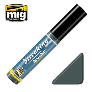 AMMO of Mig Jimenez 1257 Streaking Brusher Warm Dirty Gray