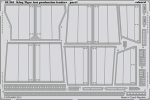 Eduard 36261 King Tiger last production fenders 1/35 Academy – image 2
