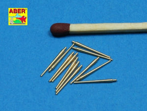 Aber 350L-41 Set of 12 pcs 100 mm barrels M1930 L45 for French ships 1/350 – Bild 3