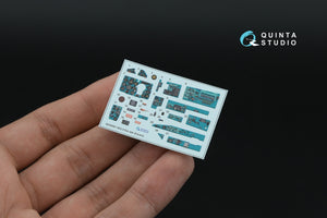 Quinta Studio QD+48581 MiG-21bis late Fishbed-N 3D-Printed &amp;amp; colored Interior on decal paper (Eduard) (with 3D-printed resin parts) 1/48 – image 3