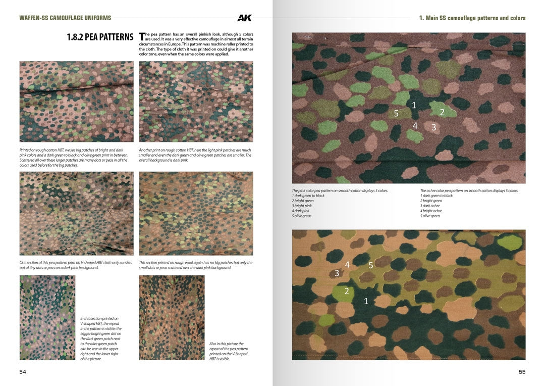 AK Interactive AK130008 WAFFEN-SS CAMOUFLAGE UNIFORMS BY WERNER PALINCKX (English) – image 5