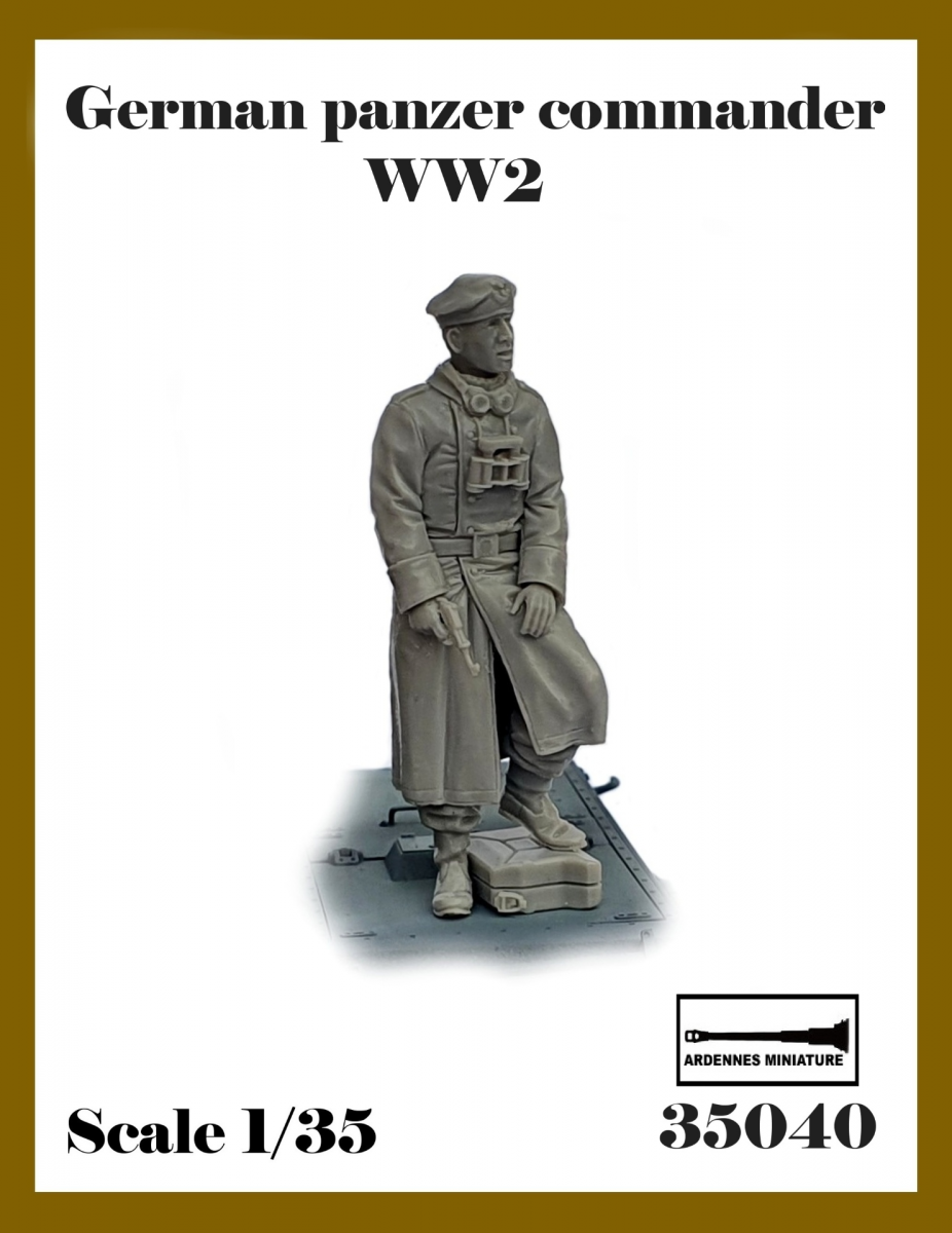 Ardennes Miniature 35040 GERMAN PANZER COMMANDER WW2 1/35