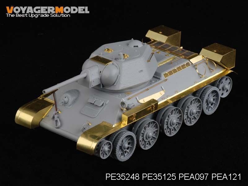Voyager Model PE35248 WWII Russian T-34/76 Mod.1943 (For DRAGON Kit) 1/35 – zdjęcie 3