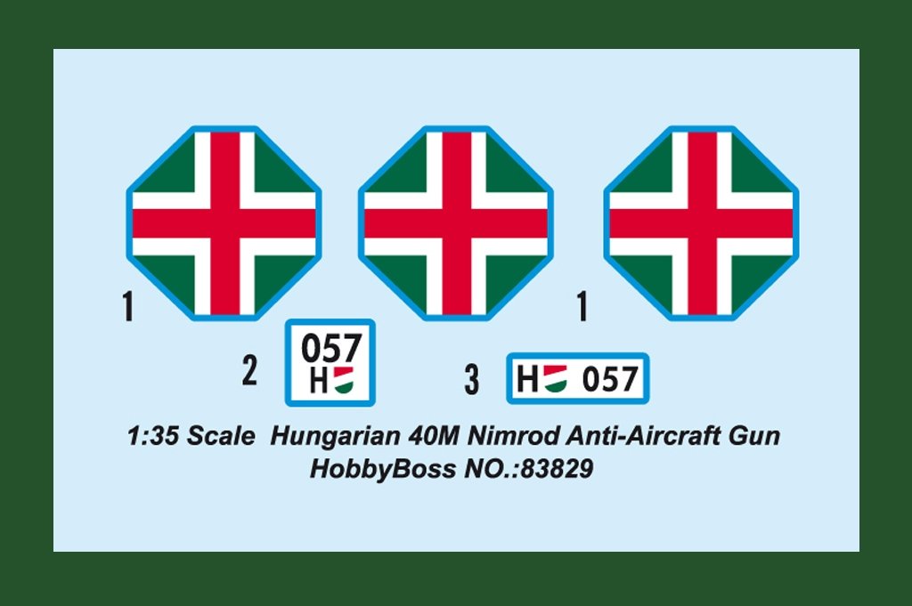 Hobby Boss 83829 Hungarian 40M Nimrod Anti-Aircraft Gun 1/35 – image 4