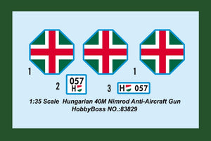 Hobby Boss 83829 Hungarian 40M Nimrod Anti-Aircraft Gun 1/35 – image 4
