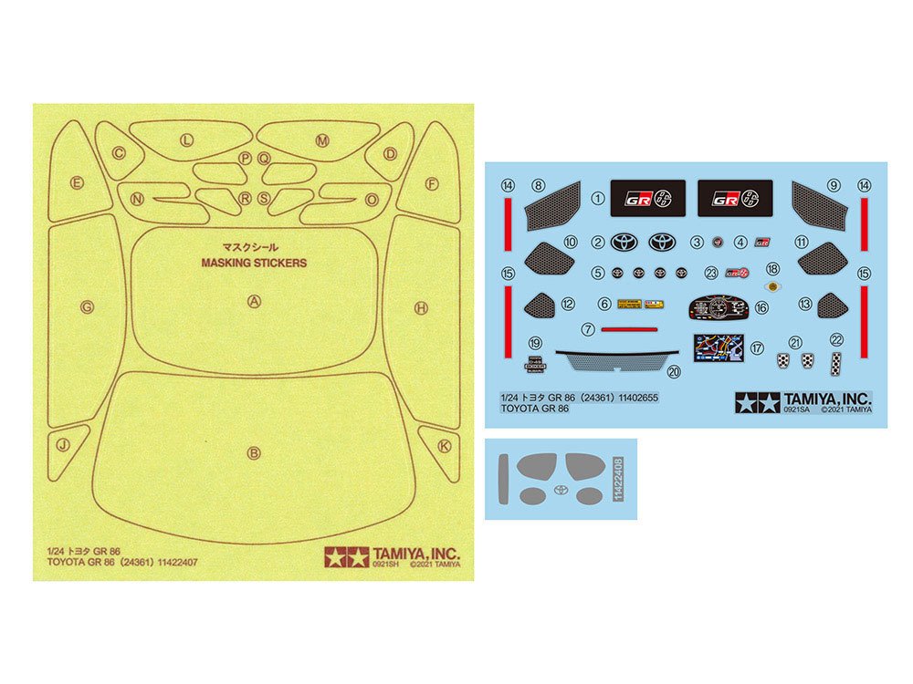 Tamiya 24361 Toyota GR 86 1/24 – image 10