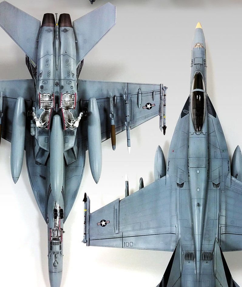 Academy 12547 USN F/A-18E VF-143 &amp;quot;Pukin Dogs&amp;quot; 1/72 – Bild 3