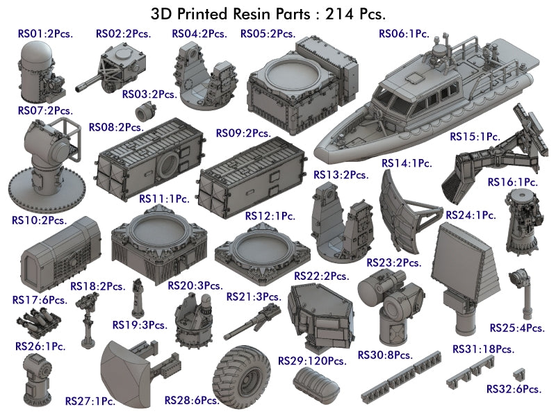 Pontos 37001R1 USS LHD-2 Essex Kit+Detail Up Set 1/350 – Bild 3