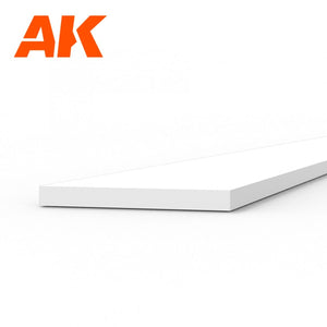 AK Interactive AK6512 STRIPS 0.50 X 5.00 X 350MM – STYRENE STRIP – (10 UNITS) – image 2