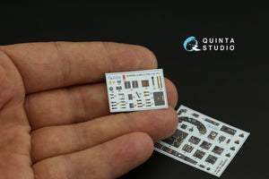 Quinta Studio QD48366 Ju 88A-4 3D-Printed &amp;amp; colored Interior on decal paper (ICM) 1/48 – obrázek 11