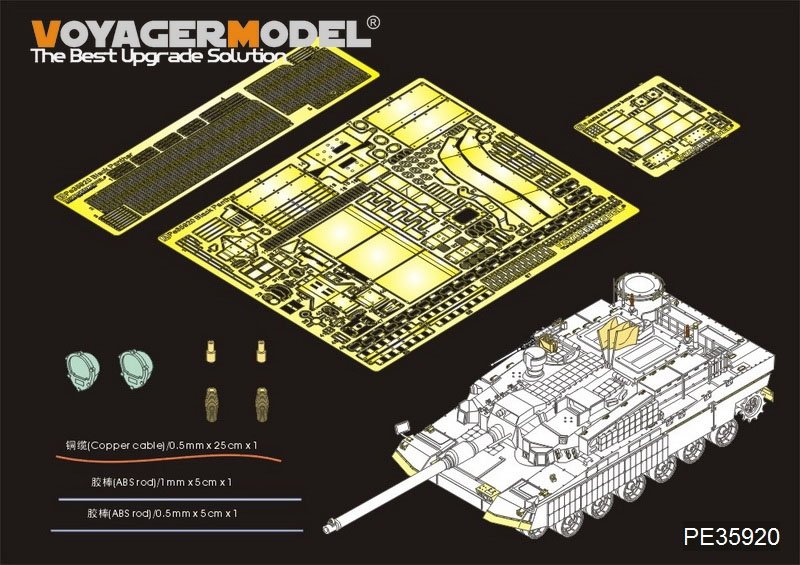 Voyager Model PE35920 Modern ROKArmy K2 Black Panther MBT basic for ACADEMY 1/35