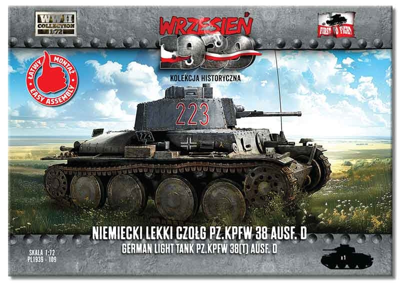 First To Fight PL109 German Light Tank Pz.Kpfw 38 Ausf. D 1/72 – image 2