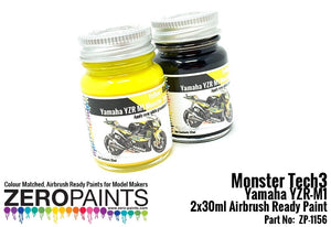 Zero Paints ZP-1156 Monster Tech3 Yamaha YZR-M1 Paint Set 2x30ml – image 2