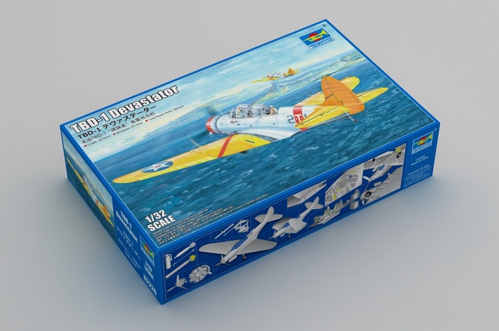 Trumpeter 02226 Douglas TBD-1 Devastator 1/32 – image 2