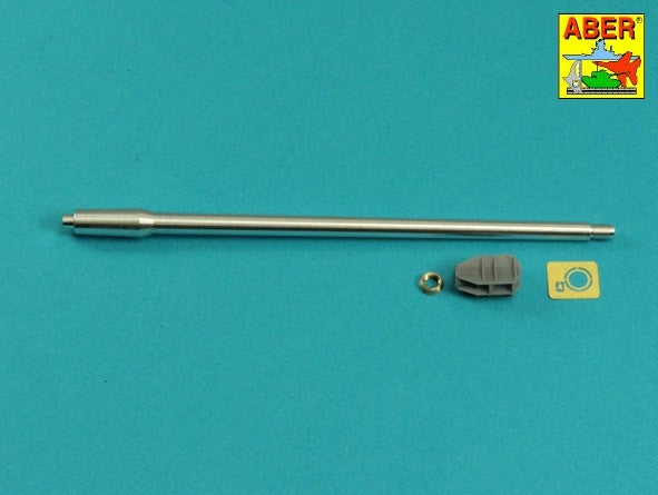 Aber 35L-120 105mm D1504 L/44 barrel with muzzle brake for Israeli Sherman M51 1/35 – obrázek 3
