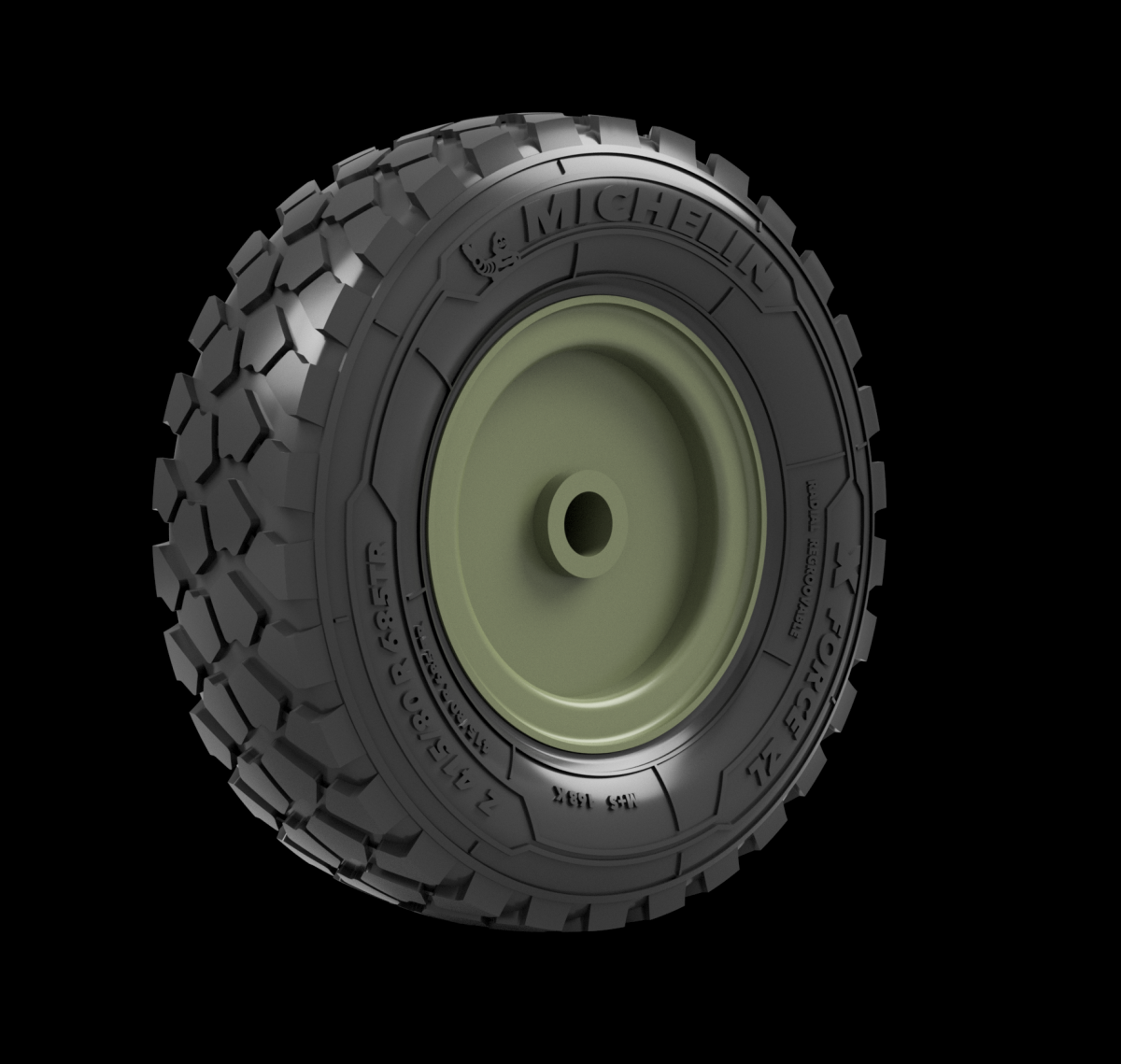 Panzer Art RE35-782 Boxer GTF Road wheels (Michelin X Force) 1/35 – image 3