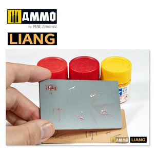 Liang 0005 Splashes Blood Effects Airbrush Stencils – Bild 7