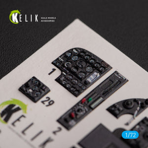 KELIK K72151 Bristol Beaufort Mk.1 - interior 3D decals for Airfix kit 1/72 – obrázek 3
