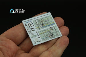 Quinta Studio QD48389 Macchi C.202 Folgore Early Intérieur imprimé en 3D et coloré sur papier décalcomanie (Hasegawa/Eduard) 1/48  – image 5