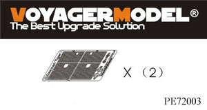 Voyager Model PE72003 WWII German Tiger I Grills &amp;amp; Gun Sight (Dual Set) (For DRAGON Kit) 1/72