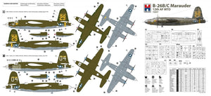 Hobby 2000 72057 B-26B/C Marauder (HASEGAWA + CARTOGRAPH + MASKS) 1/72 – obrázek 2