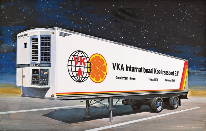 Italeri 3896 CLASSIC 40 REEFER TRAILER 1/24