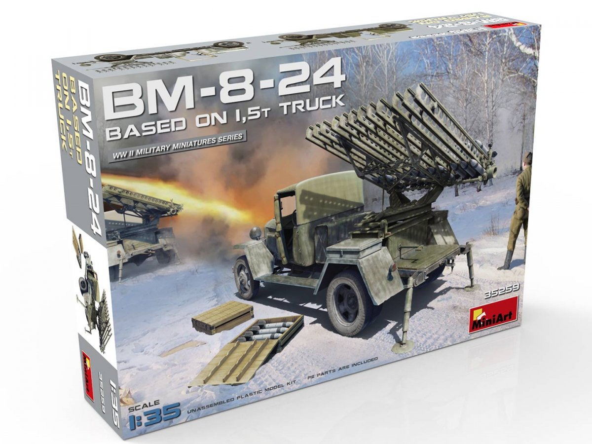 MiniArt 35259 Soviet Rocket Launcher BM-8-24 1/35 – image 2