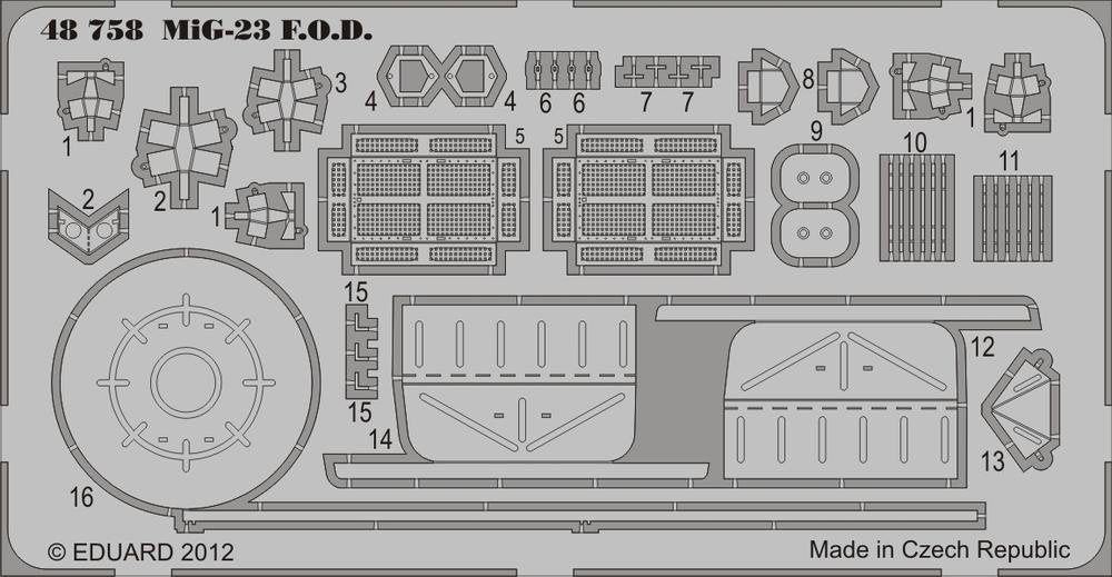 Eduard 48758 MiG-23 FOD 1/48 Trumpeter