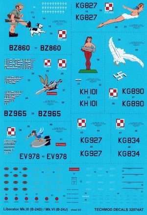 Techmod 32074 - B-24 Liberator 1/32 – zdjęcie 3