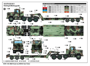 Trumpeter 01078 M920 Tractor tow with M870A1 semitrailer 1/35 – obrázek 3