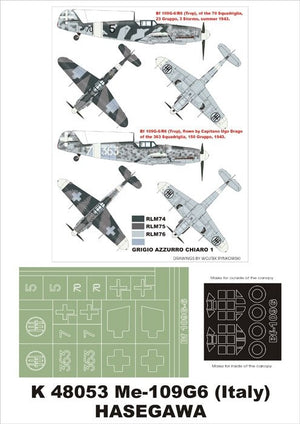 Montex K48053 Bf-109G6 (Italie) 1/48
