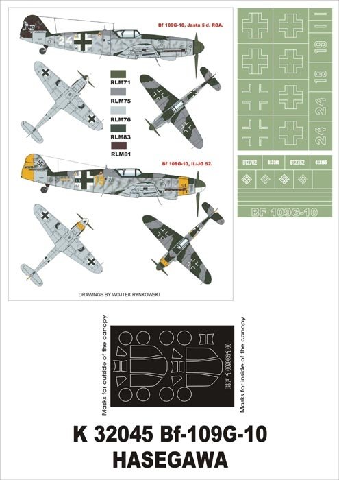 Montex K32045 Bf 109G-10 1/32